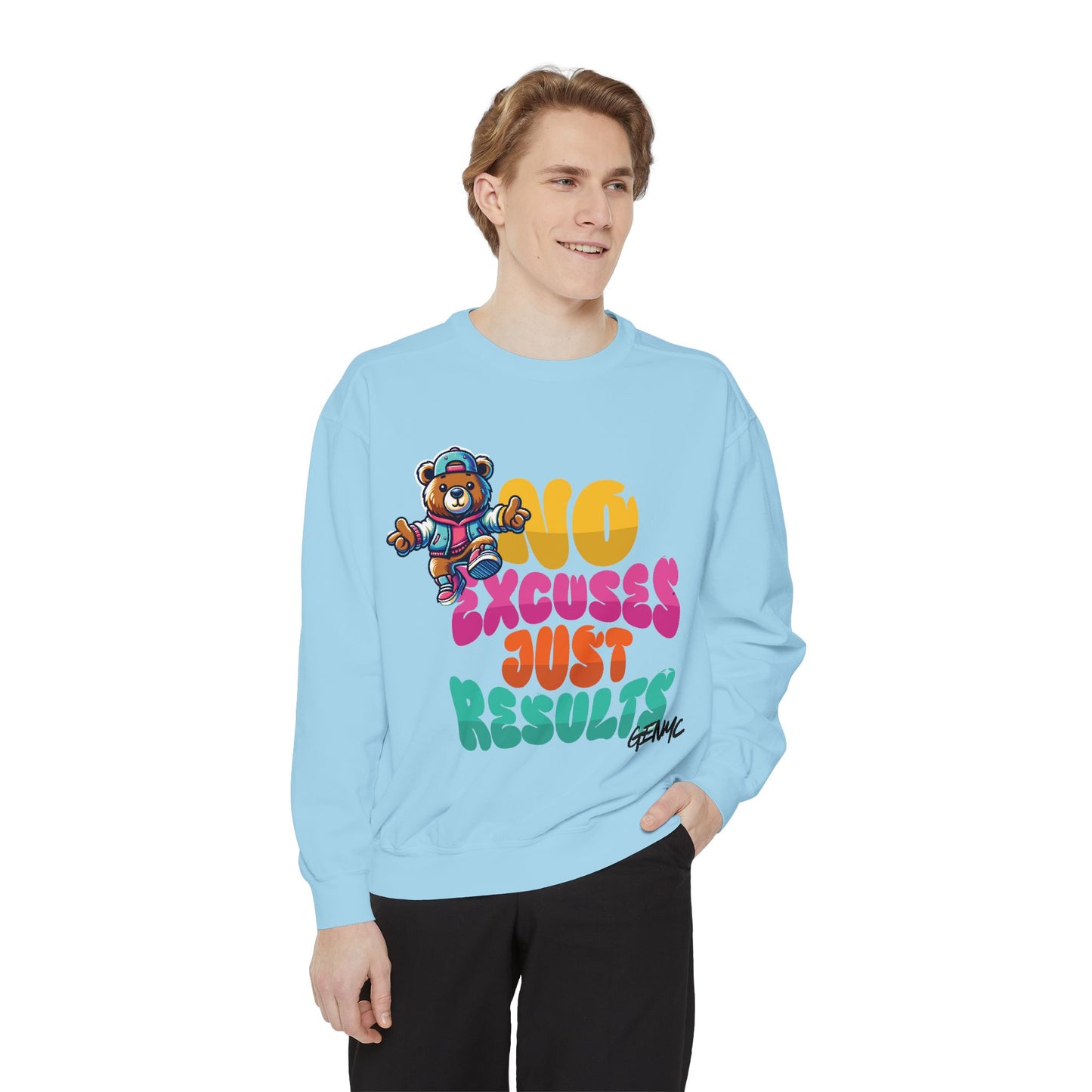 "No Excuses Just Results" Crewneck Sweatshirt